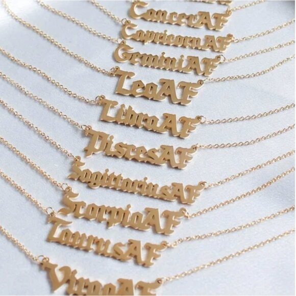 Vibe Szn Gold Capricorn Necklace - Picture 2 of 2